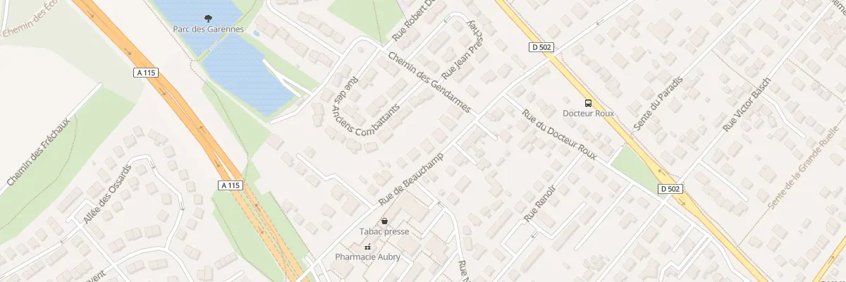 Plan du 94 Rue de Beauchamp à Taverny