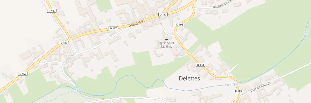 Plan du 8 Rue du Centre à Delettes