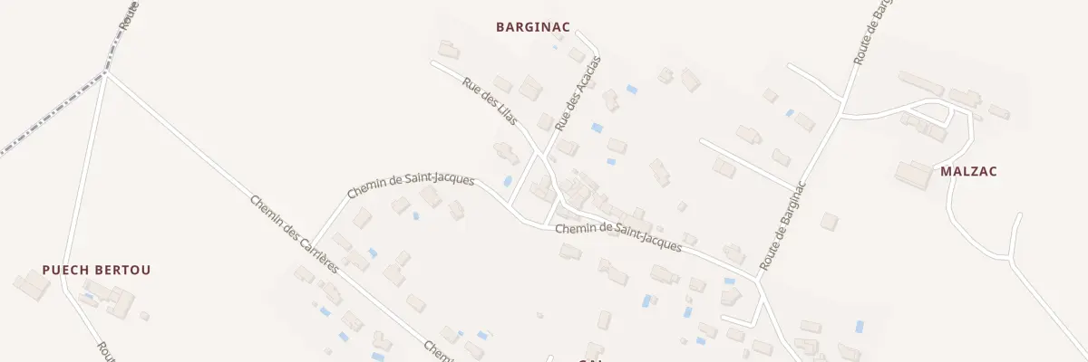 Plan du 5290 Barginac à Navès