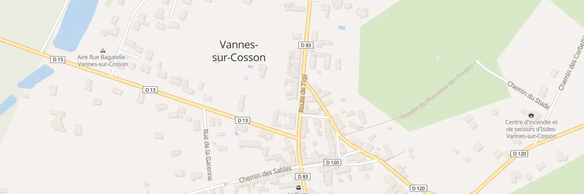 Plan du 11 Rte de Tigy à Vannes-sur-Cosson