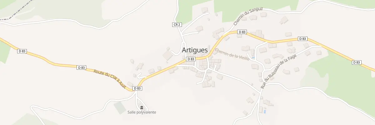 Plan du 19 Le Village à Artigues
