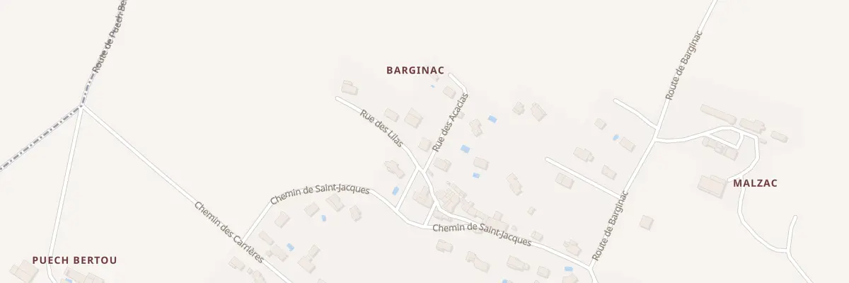 Plan du 20 Ham Barginac à Navès