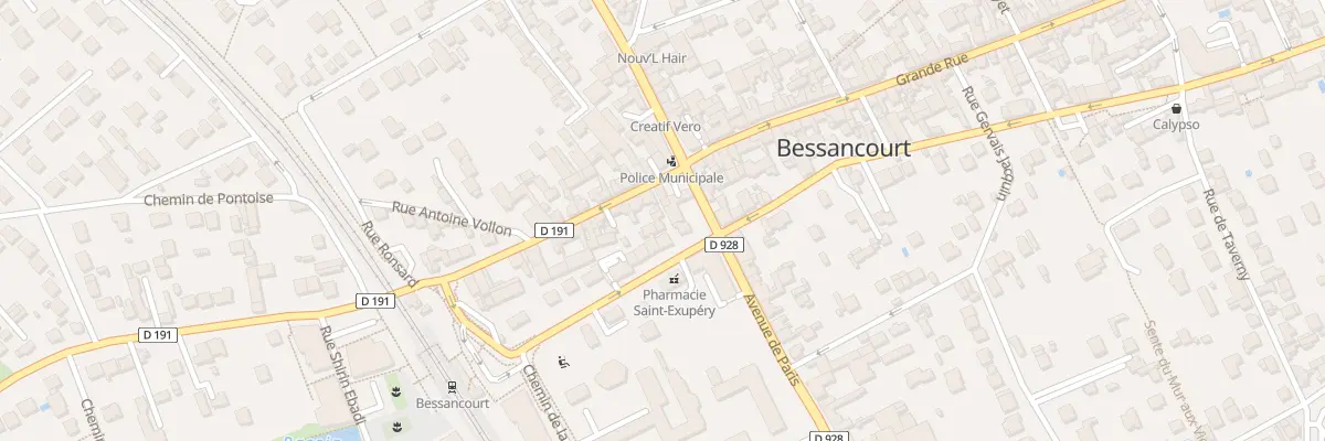 Plan du 3 Rue de la Gare à Bessancourt