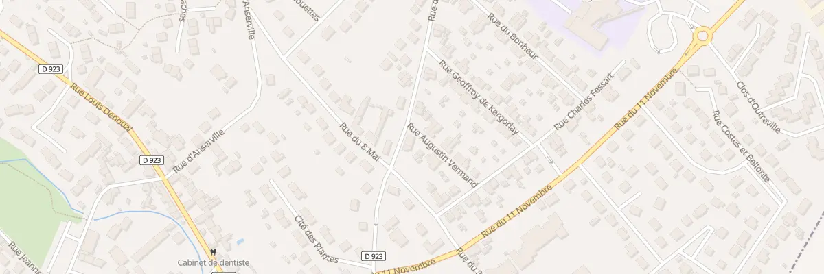 Plan du 2 Rue Augustin Vermand à Bornel