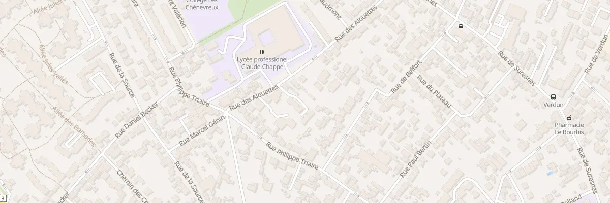 Plan du 73 Rue des Alouettes à Nanterre