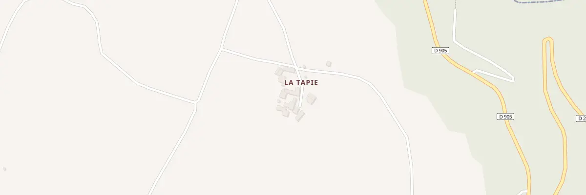 Plan du 5207 Latapie à La Salvetat-Peyralès