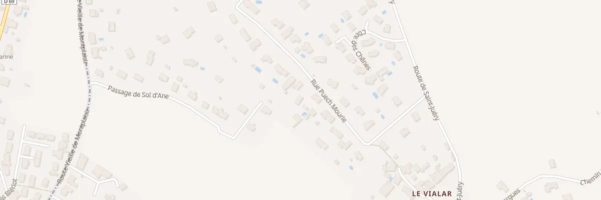 Plan du 29 Rue Puech Mourie à Cunac