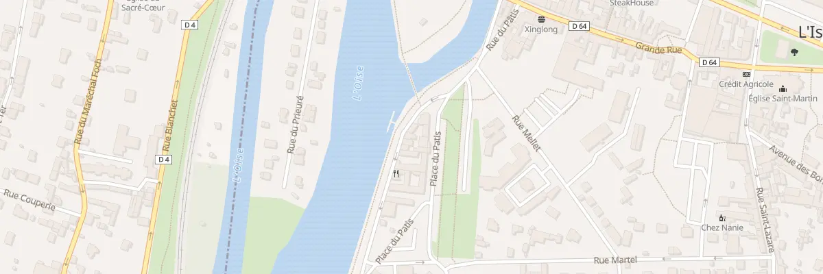 Plan du 11 Quai de l’Oise à L’Isle-Adam
