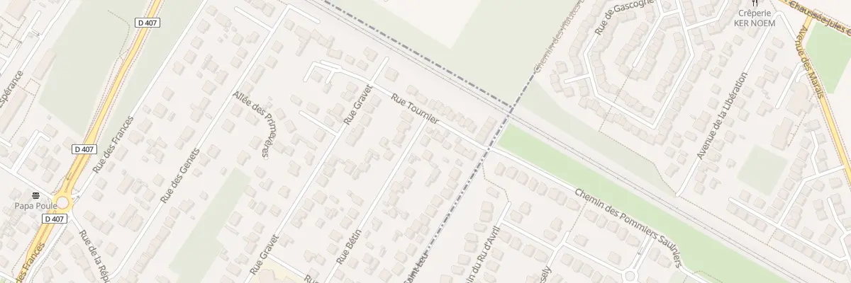 Plan du 28 Rue Betin à Montigny-lès-Cormeilles
