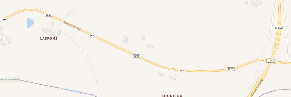 Plan du 44 Rte de l’Ail à Montfa