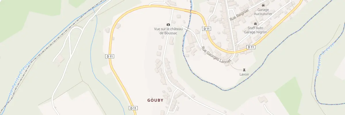 Plan du 50 Gouby à Saint-Silvain-Bas-le-Roc