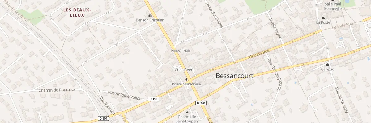Plan du 8 Av de la République à Bessancourt
