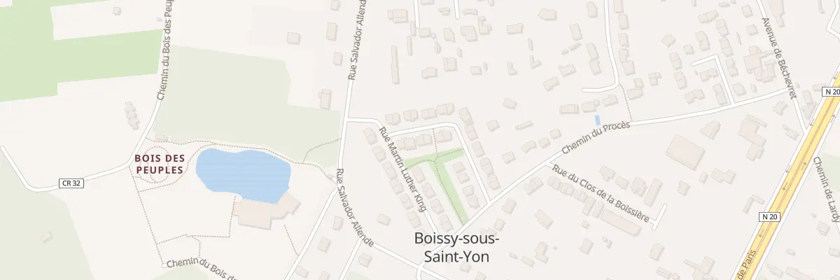 Plan du 6 Rue Rosa Luxemburg à Boissy-sous-Saint-Yon