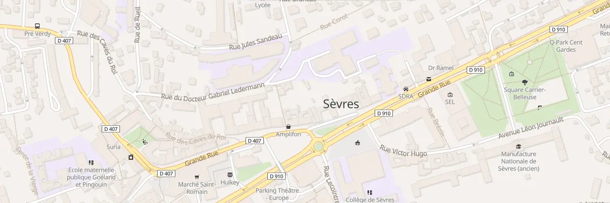 Plan du 62 Gr Grande Rue à Sèvres