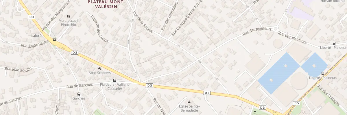 Plan du 224 Rue de la Source à Nanterre