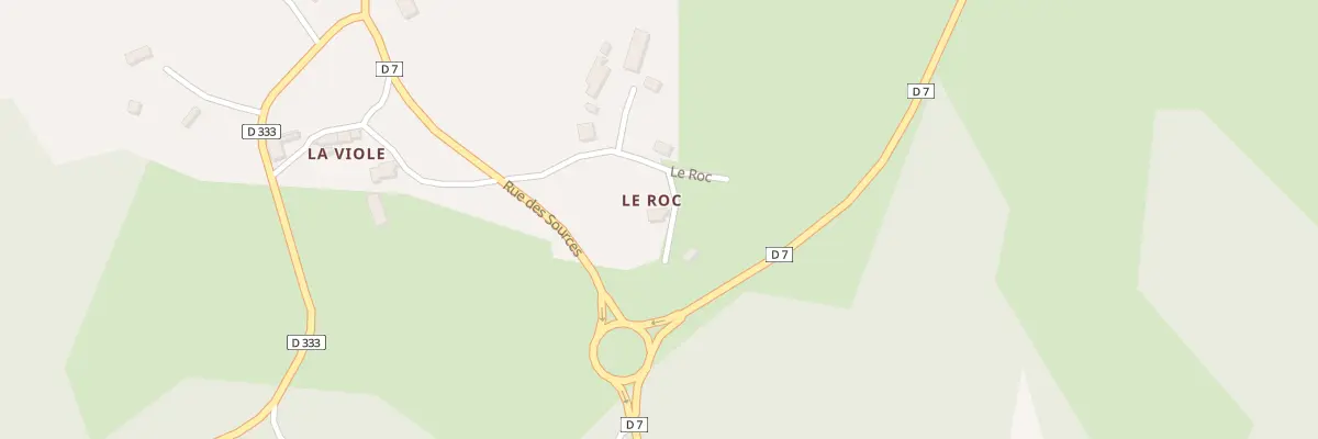 Plan du 5005 Le Roc à La Ségalassière