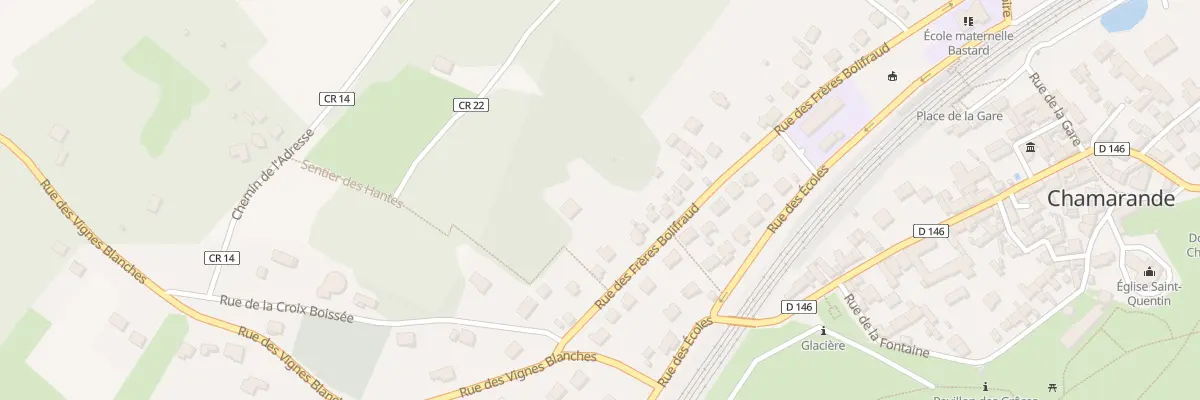 Plan du 46 Rue des Frères Bolifraud à Chamarande
