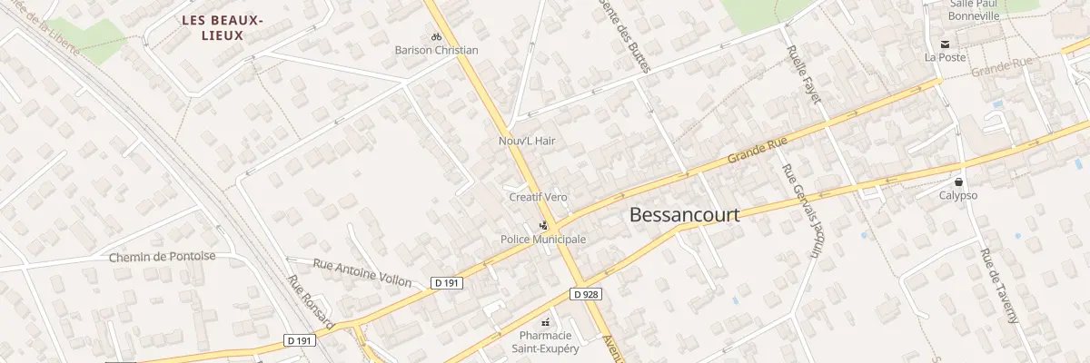 Plan du 6 Av de la République à Bessancourt