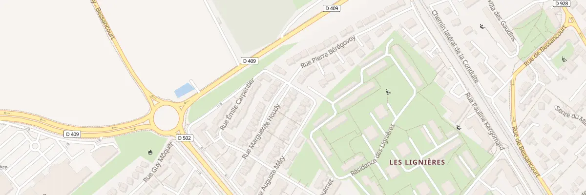 Plan du 40 Rue Marguerite Houdy à Taverny