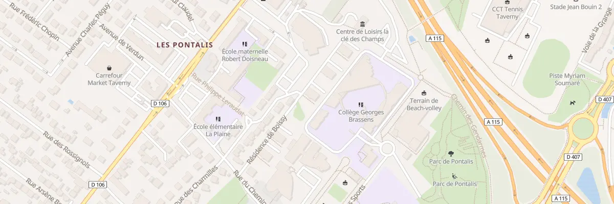 Plan du 3 Rue du Chemin Vert de Boissy à Taverny