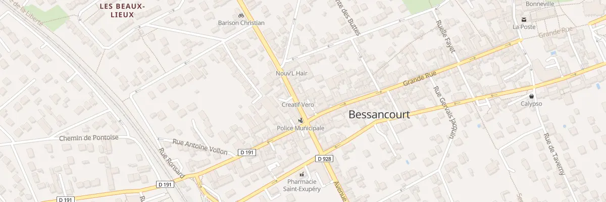 Plan du 4 Av de la République à Bessancourt
