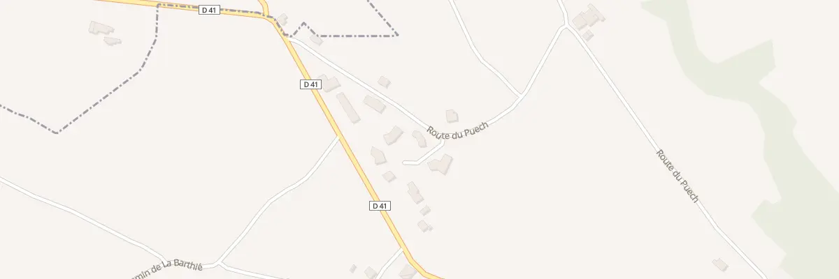 Plan du 3 Lot de la Carabenié à Terre-de-Bancalié