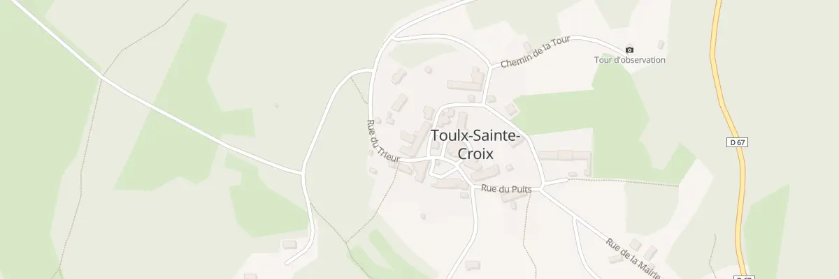 Plan du 2 Pl de l’Eglise à Toulx-Sainte-Croix