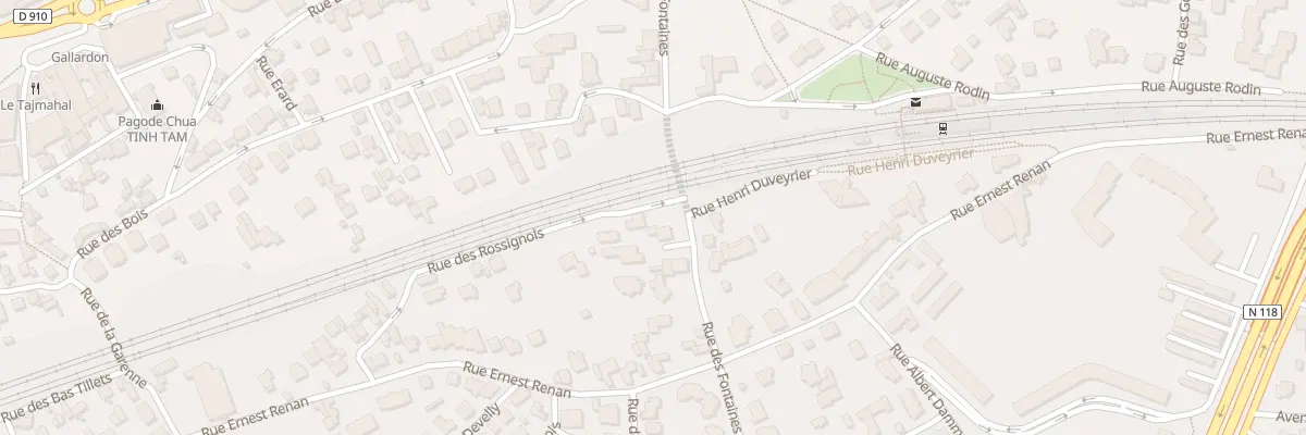 Plan du 26 Rue des Fontaines à Sèvres