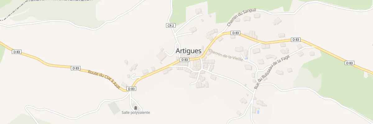 Plan du 37A Le Village à Artigues