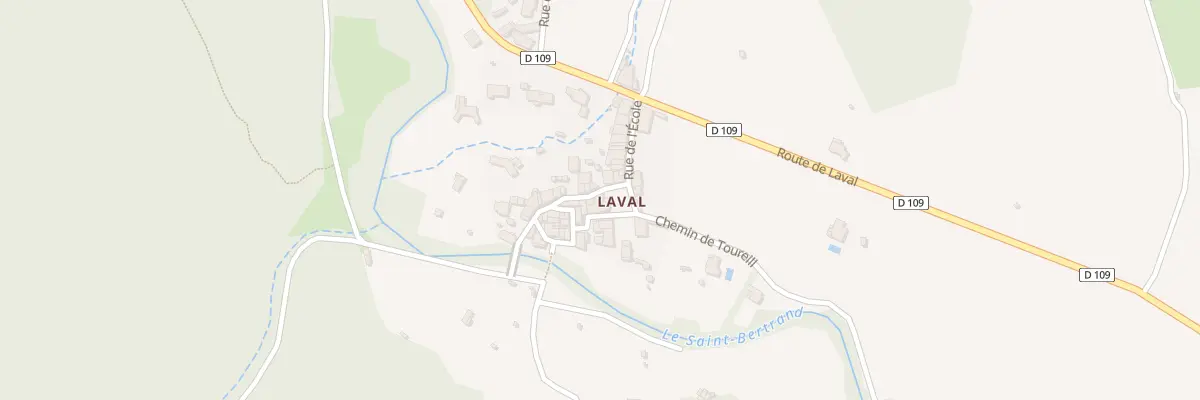 Plan du 9021 Laval à Quillan