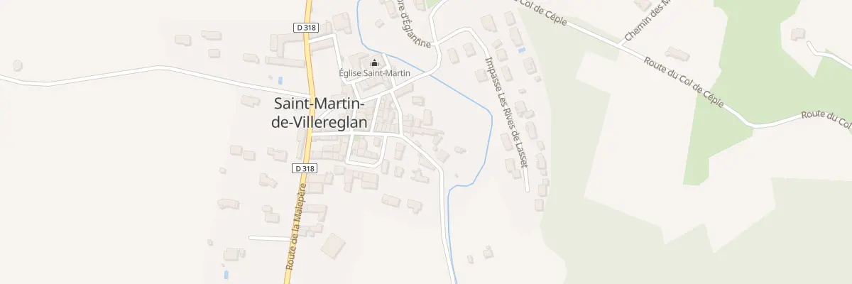 Plan du 51 Le Village à Saint-Martin-de-Villereglan