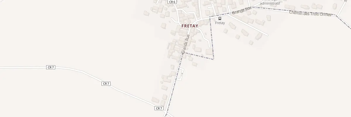 Plan du 9 Fretay à Villejust