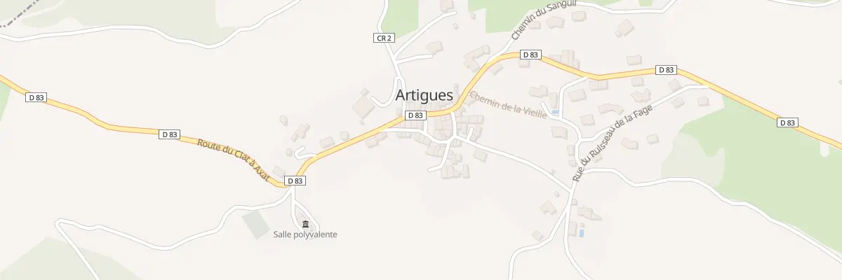 Plan du 20 Le Village à Artigues