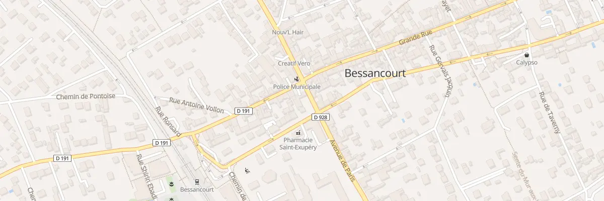 Plan du 2 Av de Paris à Bessancourt