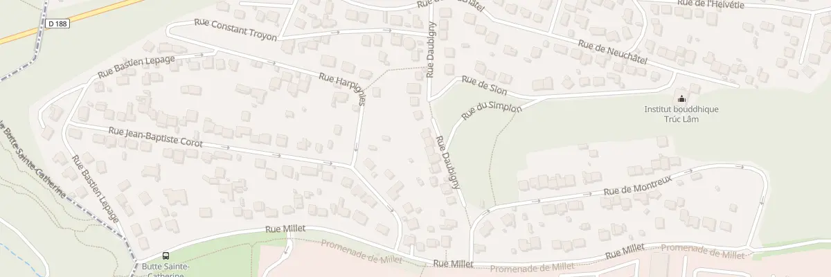 Plan du 12B Rue Daubigny à Villebon-sur-Yvette