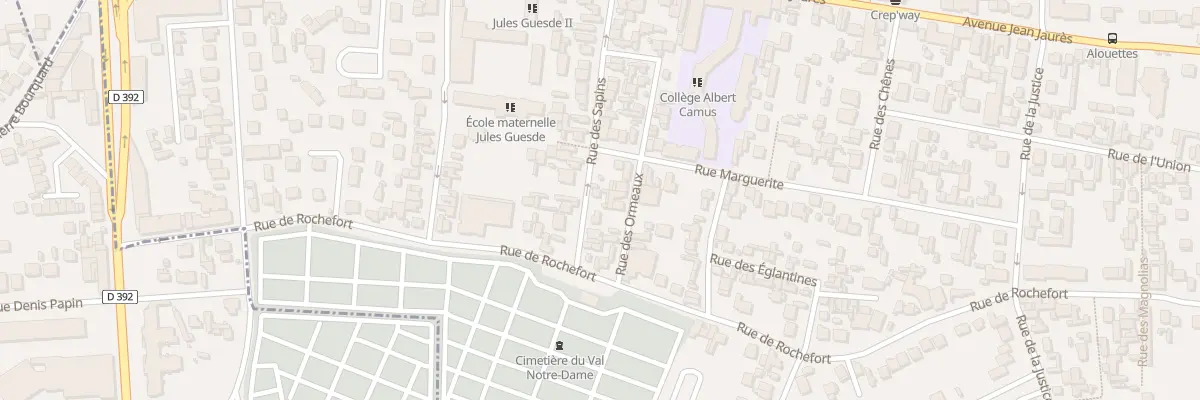 Plan du 33 Rue des Sapins à Argenteuil