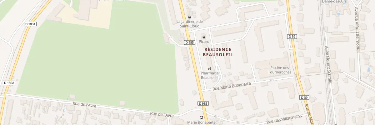 Plan du 151 Bd de la République à Saint-Cloud