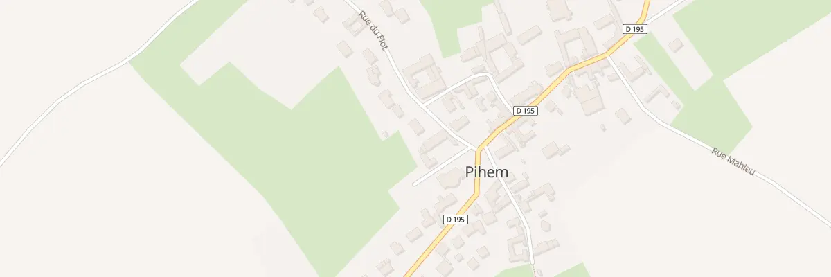 Plan du 1B Rue du Flot à Pihem