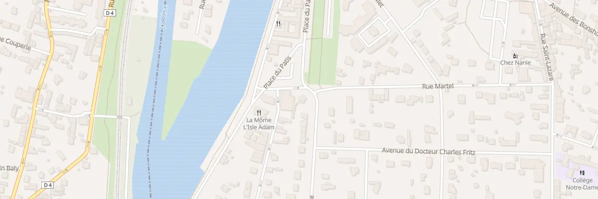 Plan du 2 Bd de la Republique à L’Isle-Adam