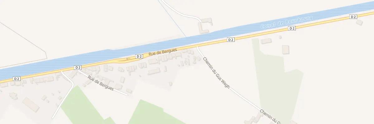 Plan du 164B Rue de Bergues à Bourbourg