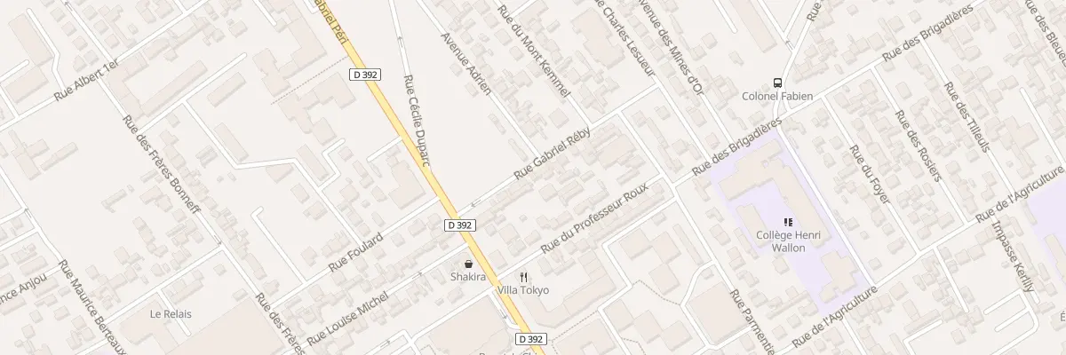 Plan du 25 Rue Gabriel Reby à Bezons