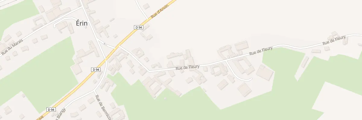 Plan du 9 Rue de Fleury à Érin