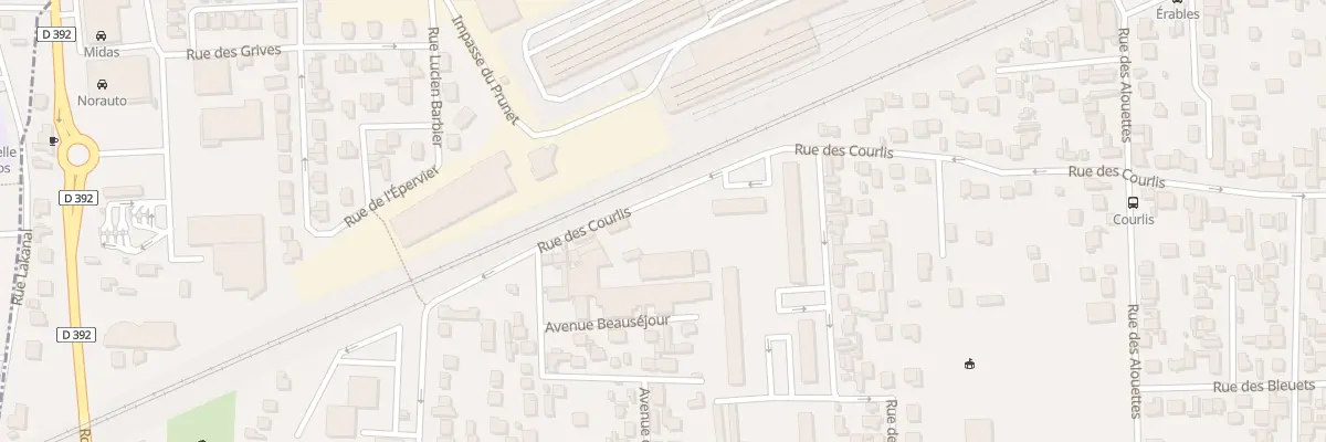 Plan du 165 Rue des Courlis à Argenteuil