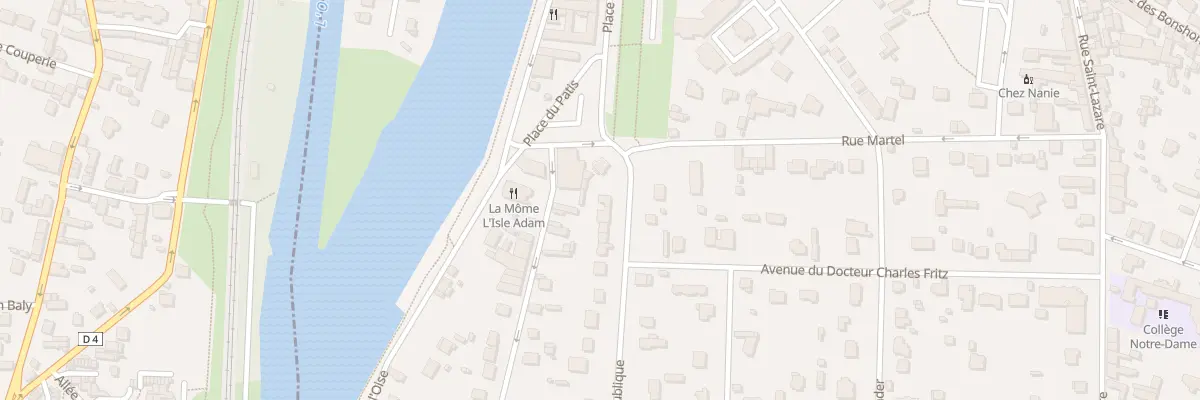 Plan du 4 Bd de la Republique à L’Isle-Adam