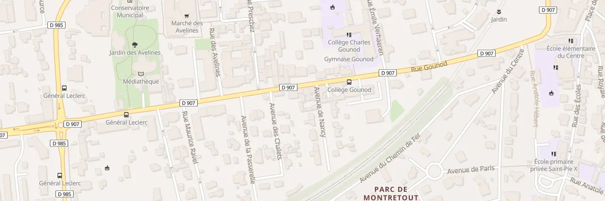 Plan du 19 Rue Gounod à Saint-Cloud