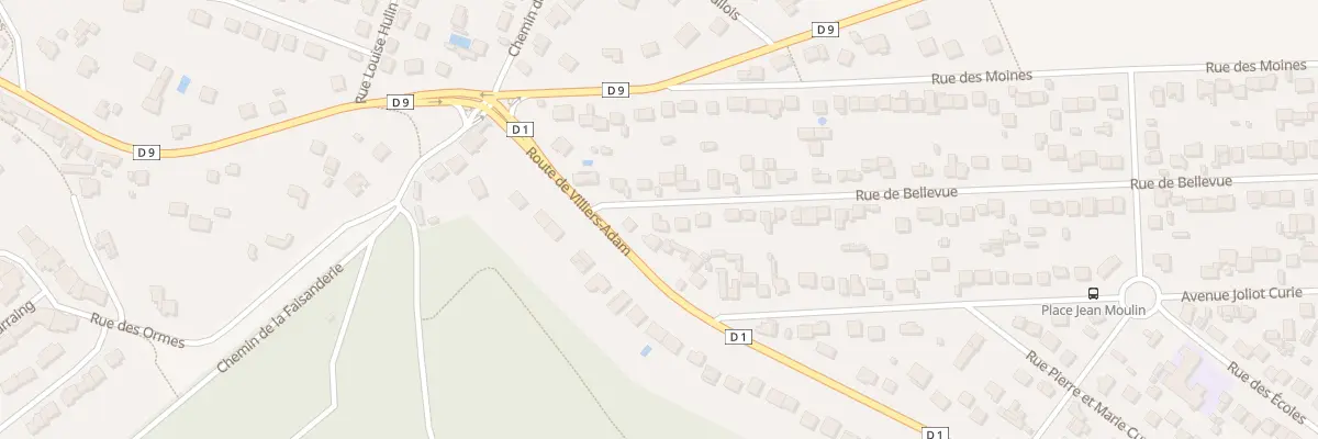 Plan du 4 Rue de Bellevue à Mériel