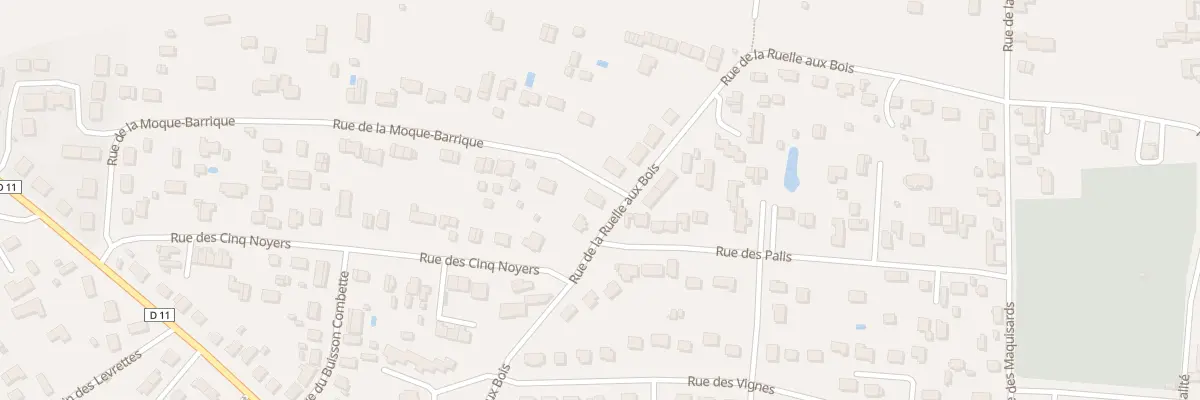 Plan du 1 Rue de la Moque Barrique à Châteauneuf-sur-Loire