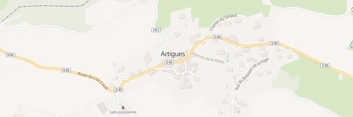 Plan du 13 Le Village à Artigues