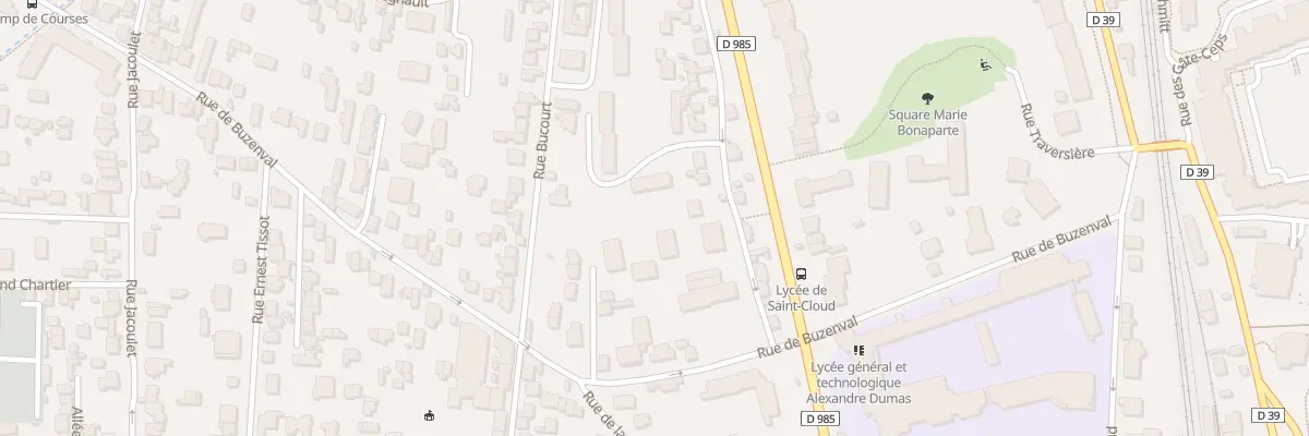 Plan du 5 Rue des Girondins à Saint-Cloud