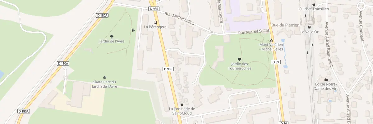 Plan du 210B Bd de la République à Saint-Cloud